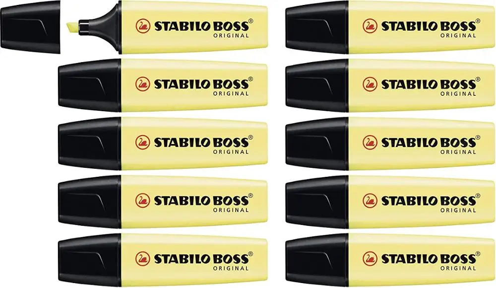 Resaltador Stabilo Boss pastel Amarillo (301775) – Improstock