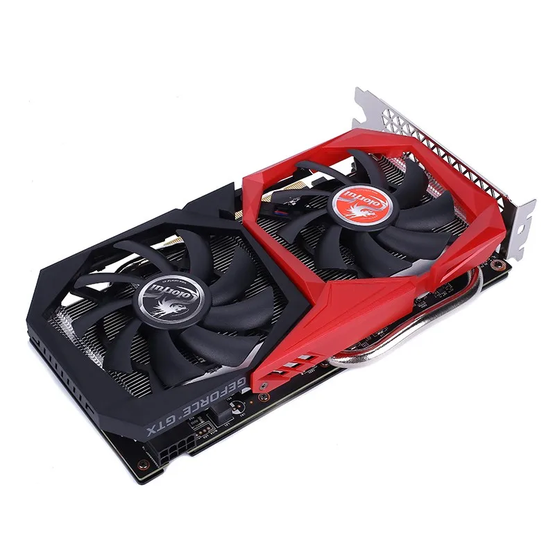 Цветная игровая видеокарта GeForce GTX 1660 SUPER 6G 1785 МГц/14 Гбит/с GDDR6 с двумя игровыми
