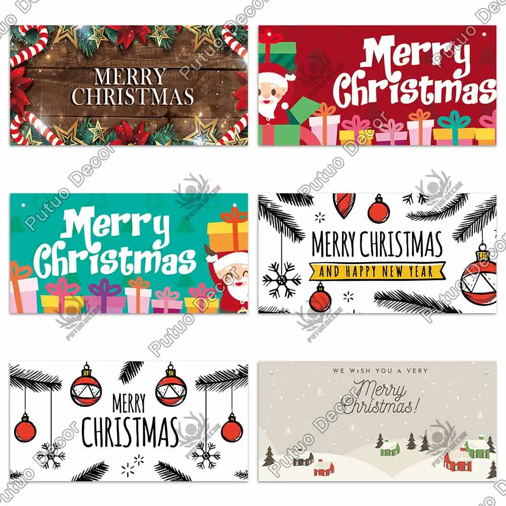 Christmas Wood Hanging Signs - Festive Decor for the Holidays Christmas Wood Hanging Signs - Festive Decor for the Holidays