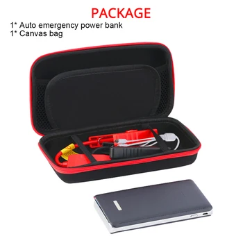 

30000mAh Portable Emergency Start Power Supply Car Jump Starter Pack Booster LED Charger Battery Mobile Power Supply