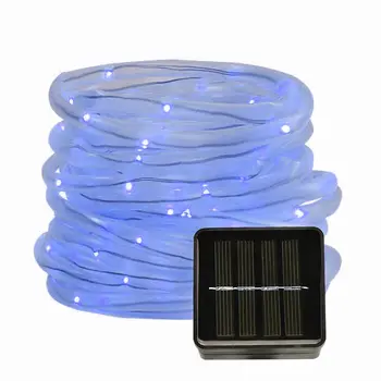 

LED Solar String Lights Home Garden Copper Wire USB Fairy Light Strip Lamp Outdoor Solar Powered Christmas Party Holiday Decor