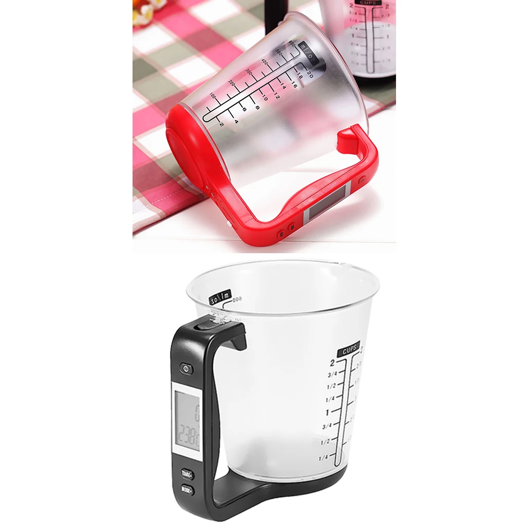  2x/Set Electronic Measuring Scale Cup Detachable Digital Scale Kitchen Tool - 4000075806063