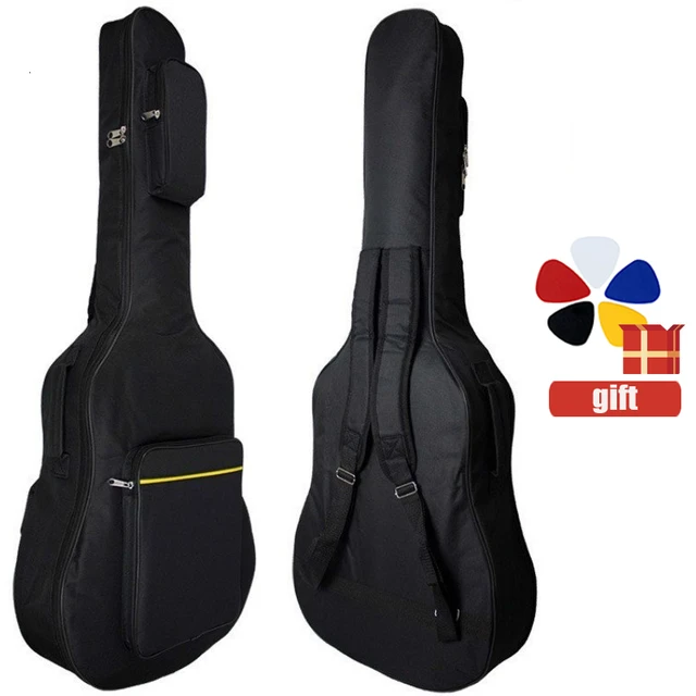 MeterMall New Oxford Cloth Guitar Bag Case with Pocket Adjustable Shoulder Strap Guitar Parts /& Accessories 41 inch