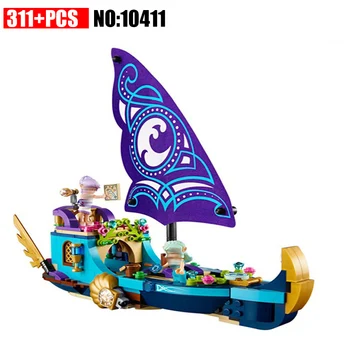 

10411 Legoinglys Friends Building Block Compatible with Legoinglys Elves Ship 41073 DIY Bricks Educational Toys for Children