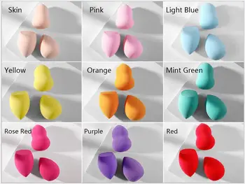 

Cosmetics Puff Make Up Sponge Powder Puff Foundation Concealer Sponges Facial Makeup Beauty Sponge Water Drop Gourd Bevel Shape