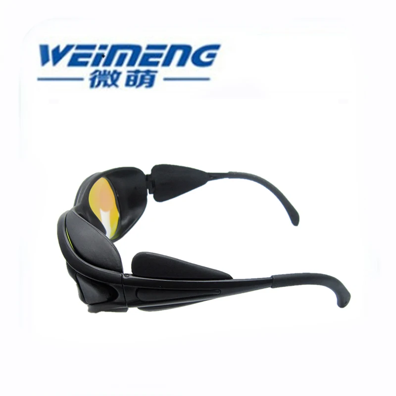 Бренд Weimeng 532nm лазерные защитные очки 500nm-560nm OD6+ Защитные светоотражающие очки для бровей и тату шайба YAG зеленый лазер