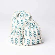 1 шт., модная женская Хлопковая сумка для покупок на шнурке, унисекс, дорожная сумка для покупок, эко многоразовая складная сумка для хранения продуктов