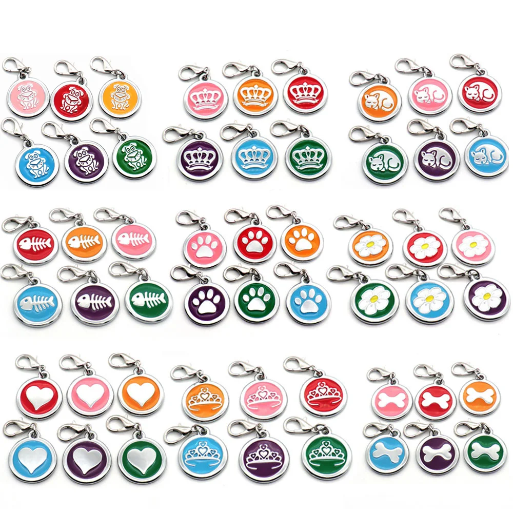 Etiqueta de identificación personalizada para perro, accesorios para Collar de gato y con pata de hueso, antipérdida, al por mayor, 20 Uds. - AliExpress Hogar y jardín