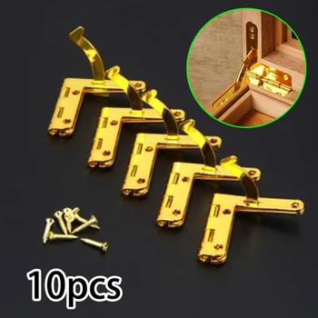 

Hardware Hinges Accessories 10pcs Antique Furniture Iron Flexible Screws
