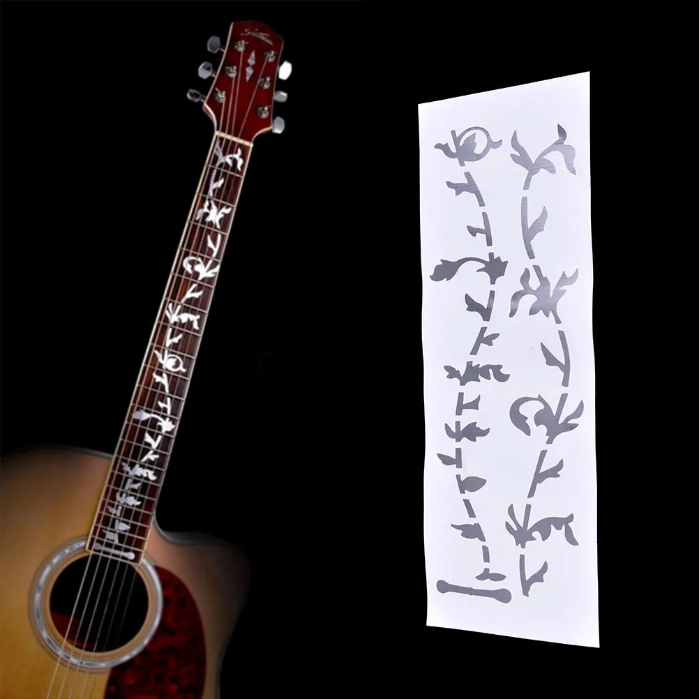 Electric Acoustic Guitar Stickers Bass Inlay Decal Ultra Thin Fretboard Sticker For Guitar Accessories