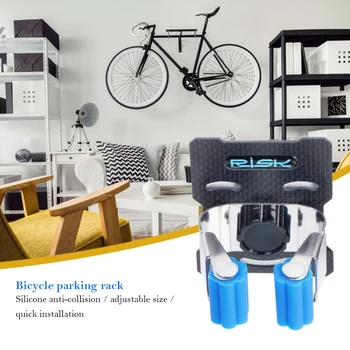 

Bike Rack Garage Wall Mount Bike Hanger Storage Rack Vertical Horizontal Stand Bicycle Wall Holder Clamp Hook for Indoor