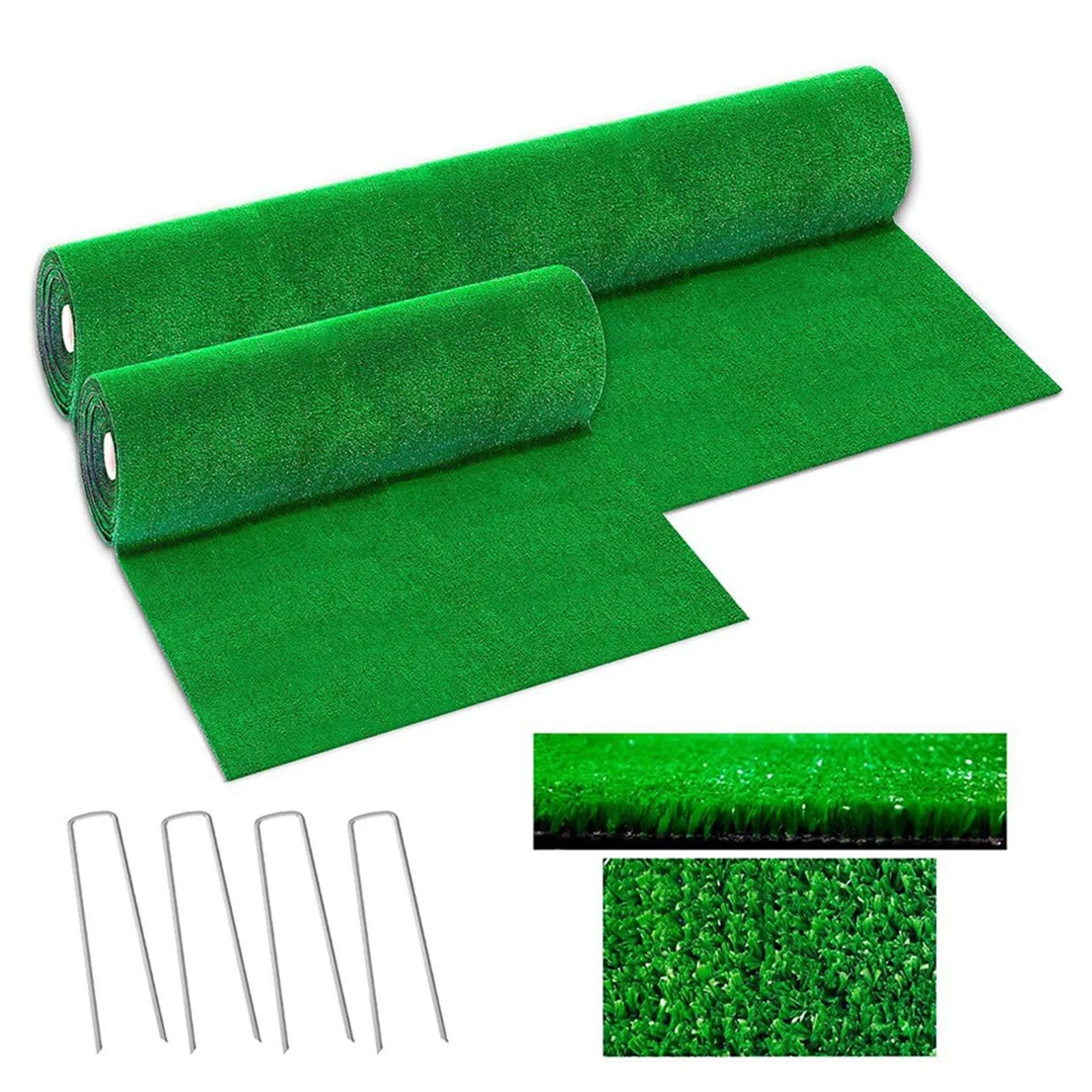 1M 2M Grass Carpet Simulation Grassland Home Floor Decor DIY Artificial