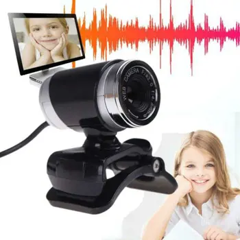 

1 Pcs 720P Network Hd Camera Usb Computer Free Drive Camera Built-In Sound-Absorbing Microphone Camera