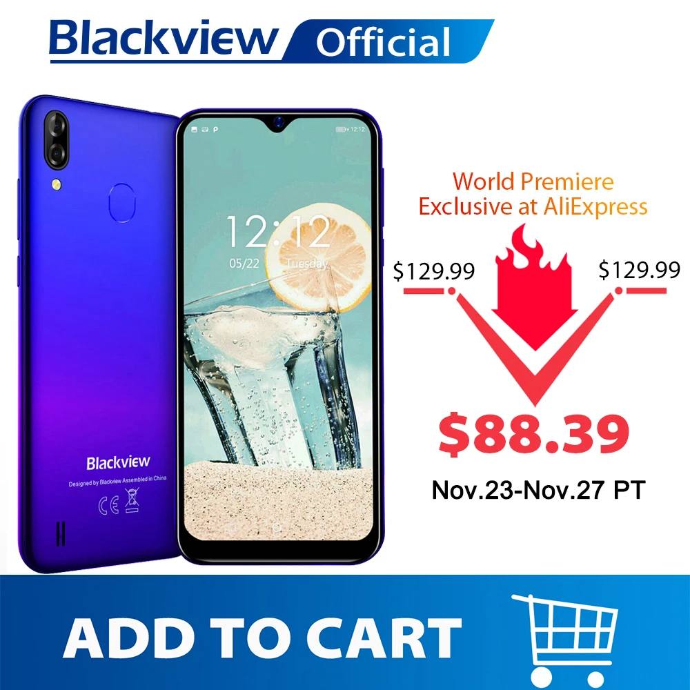 Blackview A60 Plus Smartphone Quad Core Android 10