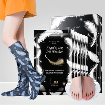 

Volcanic Nud Dead Skin Remover Foot Mask Exfoliating Feet Mask Socks for Pedicure Peeling Baby Foot Mask Feet Peeling Mask TSLM2