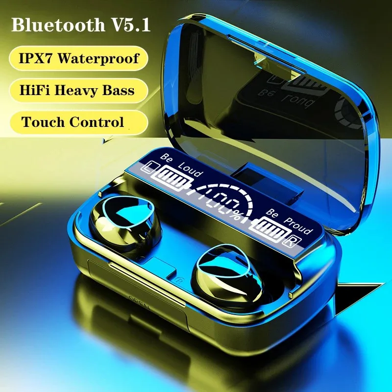 TWS-стереонаушники с зарядным устройством и поддержкой Bluetooth 5 1 | Электроника