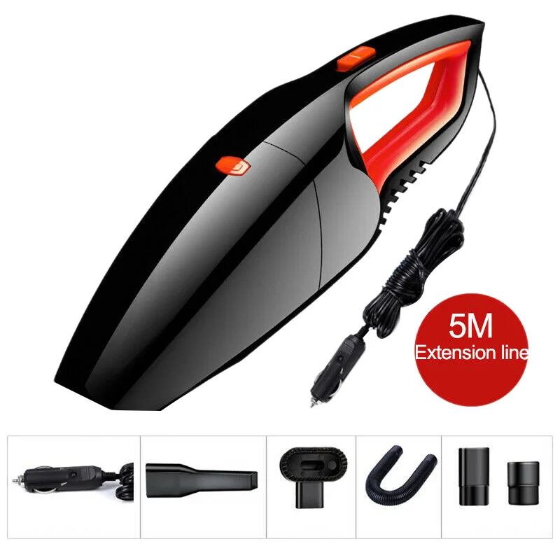 

Strong Power Car Vacuum Cleaner DC 12V 120W Cordless Wet and Dry Dual Use Auto Portable Vacuums Cleaner For home Office