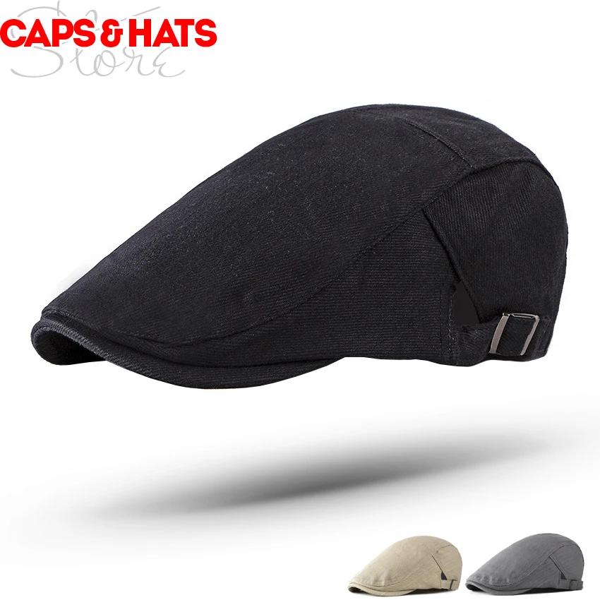 Пустой чёрный берет шляпа Барре шапка boina francesa плоские шапки для мужчин художника французская шляпа Cappello Inverno