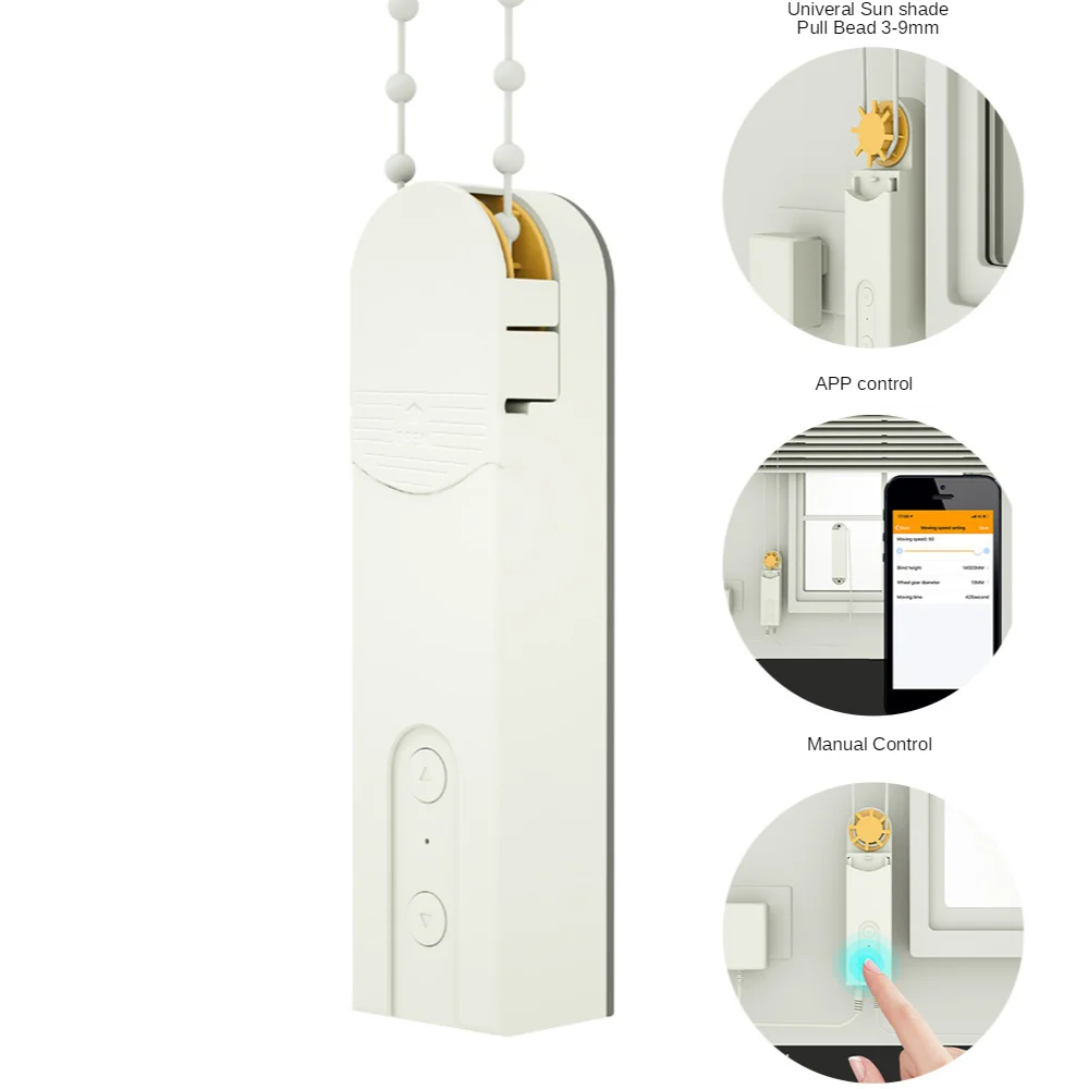 

Sample DIY Modernization Sun Shade Blind, APP Controled Solor and DC power Smart Shade Roller Blinds Shade Shutter Drive Motor
