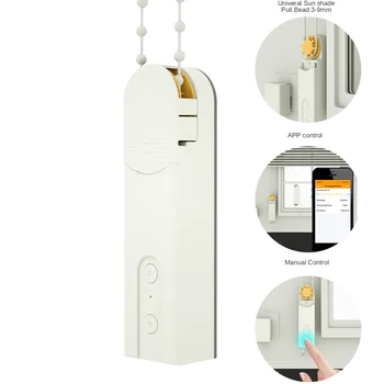 Sample DIY Modernization Sun Shade Blind, APP Controled Solor and DC power Smart Shade Roller Blinds Shade Shutter Drive Motor hse train across the sea roller shade