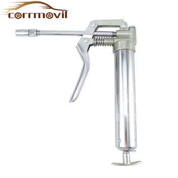 

120CC Car Manual Grease Gun Kit Oiler Syringe Car Oil Pump With Oil Hose For Auto Trains Airplanes Mines etc Car Syringe New