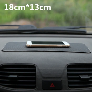 

Universal Car Dashboard 18*13cm Magic Anti Slip Mat Non-slip Pad For Key Cell Phone Iphone Smart Mobile phone GPS Holders