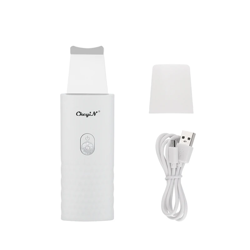  24000 times/min Ultrasonic Vibration Skin Scrubber Face Cleaning Remover Device Facial Pore Cleaner