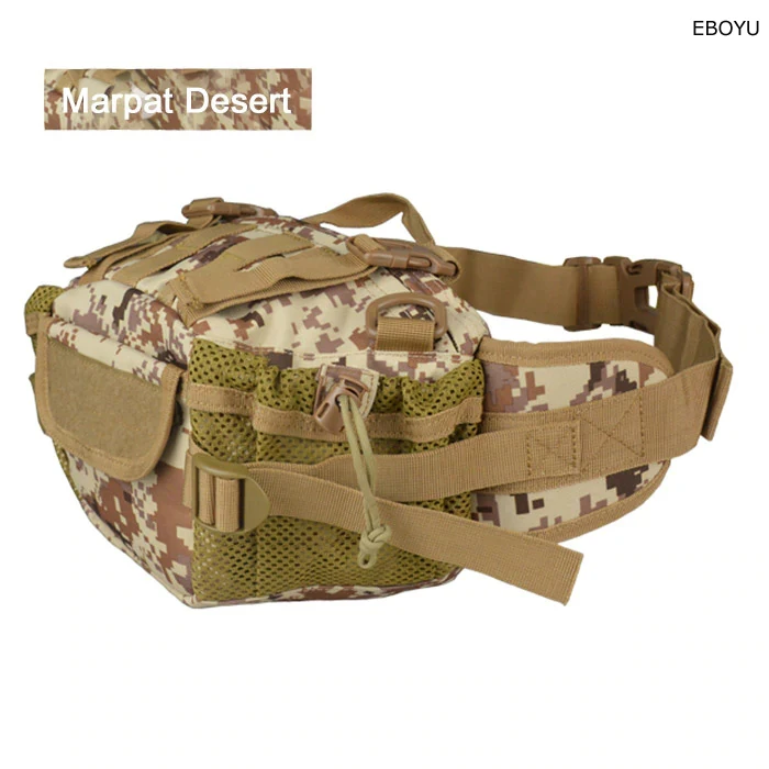 EBOYU 900D Outdoor Waterproof Multifunctional Tactical Waist Bag Multifunction Pockets Small EDC Camping Hiking Trekking