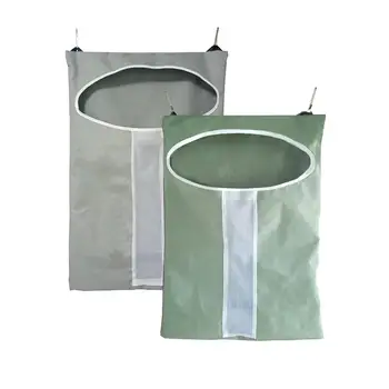 

Hanging Laundry Hamper Over The Door Saving Space Dirty Clothes Storage Portable Durable Oxford Cloth Recycle Bag Adjustable