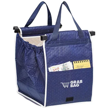 

Shopping Bag Big Storage Bag Supermarket Trolley Thermal Insulation Aluminum Foil Ice Pack Preservation Fresh Ice Foldable