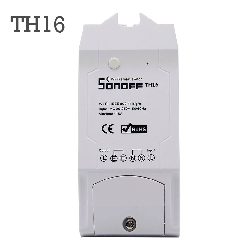 Sonoff TH10/TH16 умный дом Wi-Fi переключатель температура монитора Датчики влажности работа с Alexa Google Home Управление по eWeLink