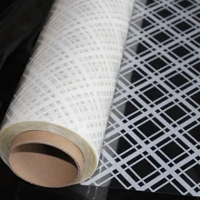 HOHOFILM 90 см x 3000 см Белая Квадратная оконная пленка с узором Белый крестик матовая съемная декоративная стеклянная оконная наклейка