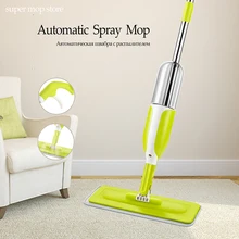 Automatic Spray Mop With Reusable Microfiber Mop Cloth New Avoid Hand Washing Squeeze Mop Household Broom Floor Cleaning Tool