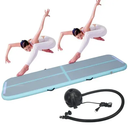 

Gymnastics Mat Inflatable Air Track Tumbling Mat Gym for Gymnastics Air Floor Mat for Home Use Yoga Cheerleading Training
