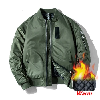 

2020 Classic Ma1 Bomber jacket Men Plus size Flight Pilot Baseball jackets Male Military Coat Couple Streetwear veste homme