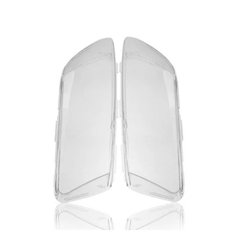 

1 Pair Front Left&Right Car Headlight Head Light Lamp Lens Light Cover For Audi A6 C6 06-11