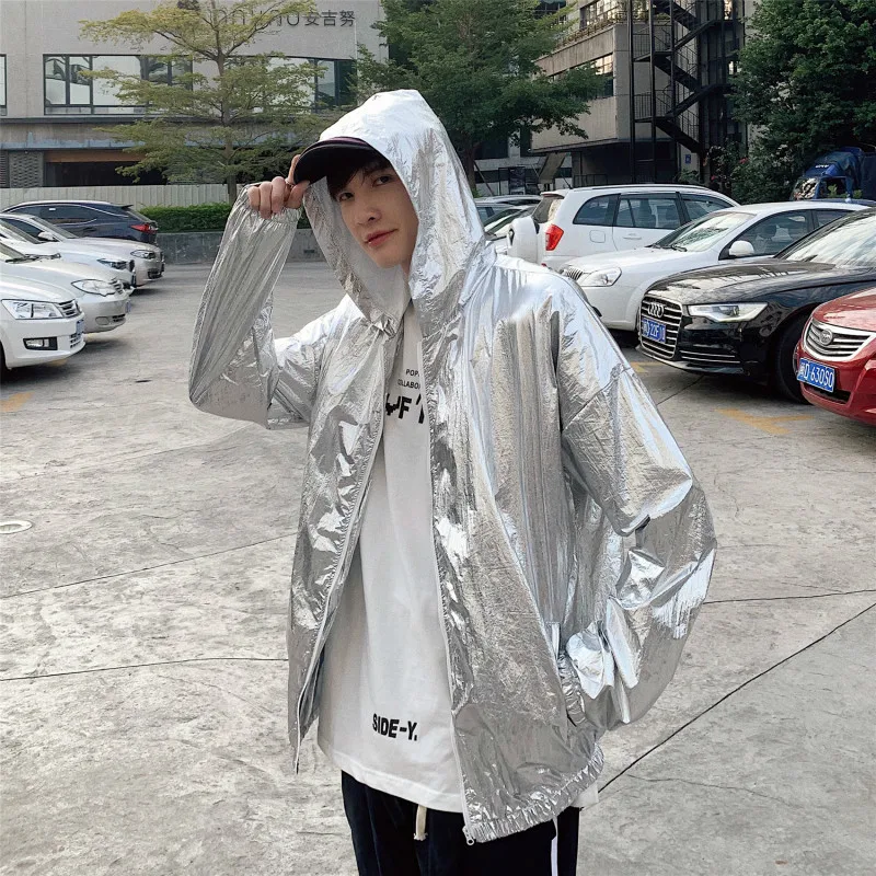 

Japanese Original Outdoor Harbor Wind Couple Wild Casual Loose Thin Jacket Men's Sun Protection Clothes Hip Hop Free