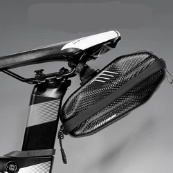 WILD MAN Hard shell Bicycle Saddle Bag Waterproof Cycling Panniers MTB Bike Rear Tool Bag Night Reflective Bike Accessories
