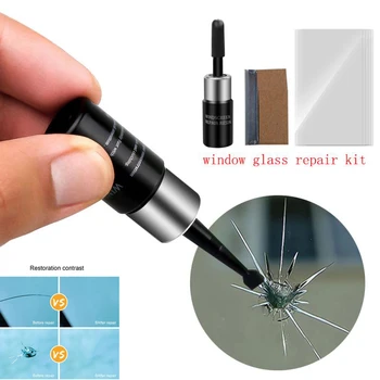 

Glass Repair Fluid Automotive Glass Nano Repair Fluid Repair Tool Kit Car Tools Car Window Glass Crack Chip Windscreen Scratch