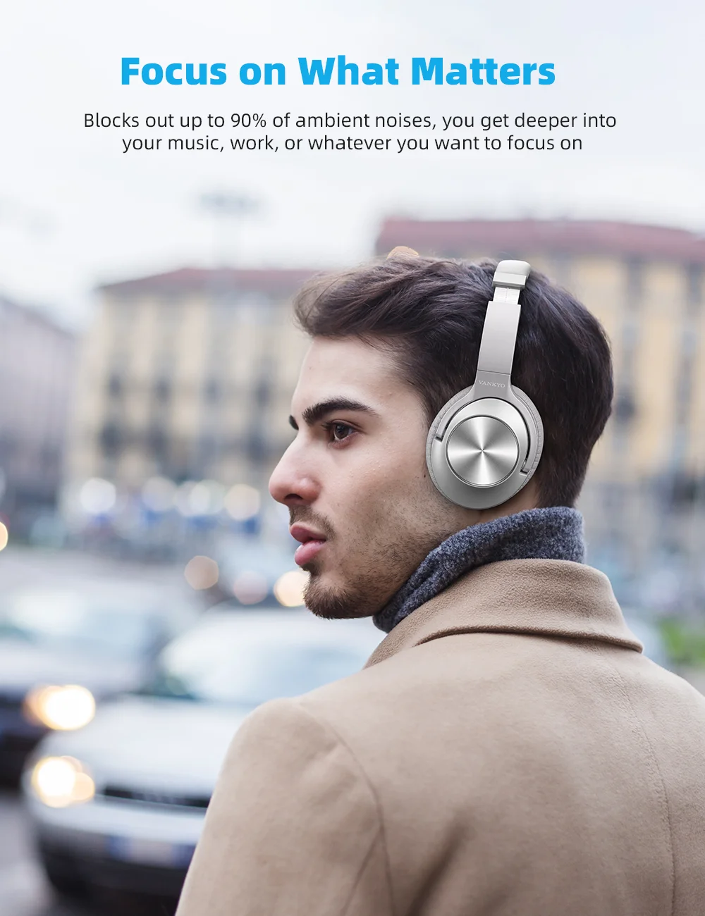 Vankyo C750 Bluetooth Active Noise 