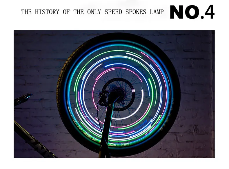 Leadbike 20LED USB Rechargeable super Bright Bicycle Bike Rim Lights - Personalized LED Colorful Wheel Lights