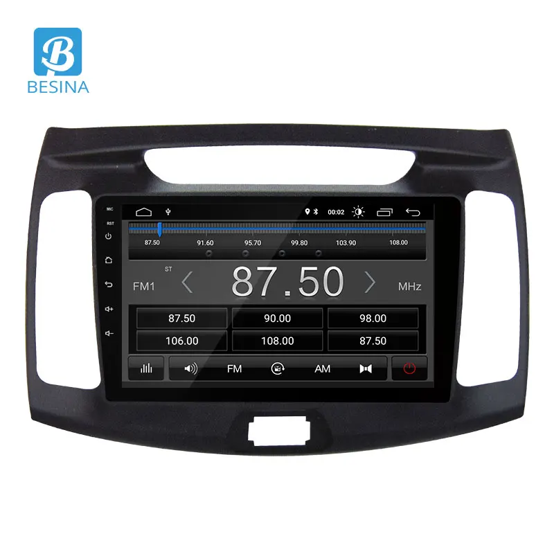 Besina Android 9,0 автомобильный мультимедийный плеер для HYUNDAI ELANTRA 2007-2011 IX35 wifi gps навигация 1 Din автомагнитола стерео автоаудио