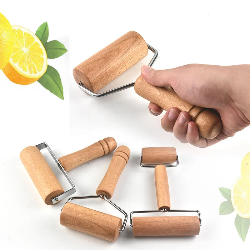 

Wooden Rolling Pin, Hand Dough Roller for Pastry, Fondant, Cookie Dough, Chapati, Pasta, Bakery, Pizza. Kitchen tool