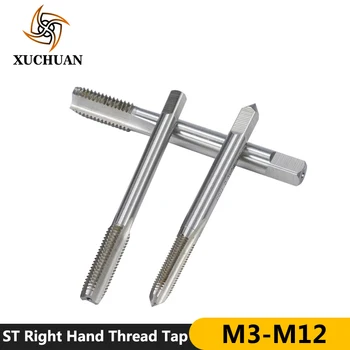 

ST Right Hand Thread Tap For Metalworking Machine Plug Flute Spiral Steel Bit Engraving Tungsten Carbide Bearing Steel Taper