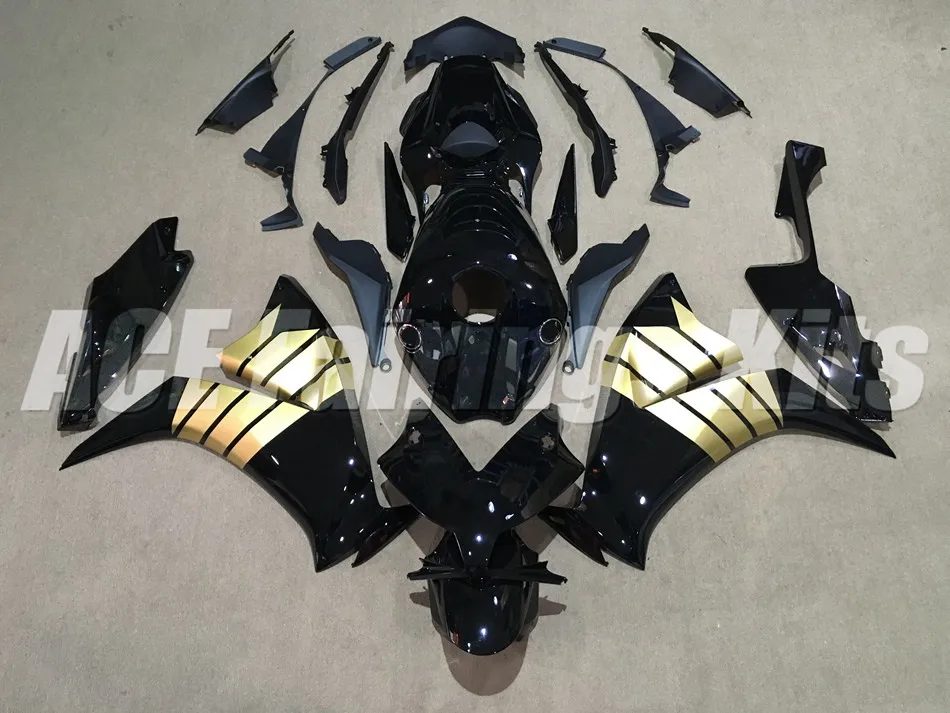 Обтекатель для HONDA CBR1000RR 12 13 14 15 CBR 1000RR 1000 RR 12-15 CBR1000 RR 2012 2013 обтекатель черный золотой