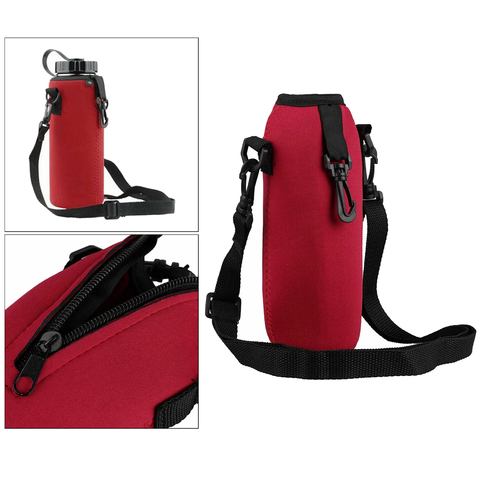 Water Bottle Carrier 750ml Neoprene Water Bottle Carrier Insulated Water Bottle Holder Bag Case