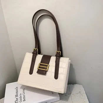 

Stone Pattern PU Leather Crossbody Bags for Women 2020 Women's Trending Branded Shoulder Handbags and Purses Lux Hand Bag Totes