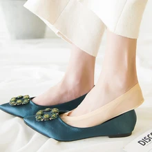 Носки с поддержкой арки, 3D, для массажа ног, забота о здоровье, для женщин, лето, Осень, ортопедические, ледяной шелк, носки с закрытым носком, кремнезем, невидимые