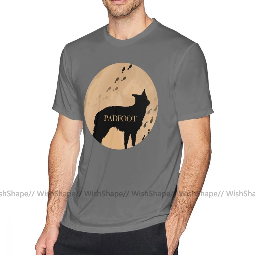 Moony футболка Padfoot Футболка 100% хлопок с коротким рукавом пляжная Мужская принтом
