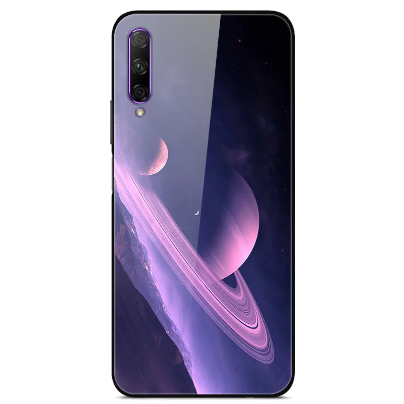 Для huawei Honor Play 3 чехол закаленное Стекло планета Космос крышка Стекло задняя крышка для huawei Honor Play 3 Play3 Жесткий PC Coque черный чехол для Honor Play 3 Стекло чехол